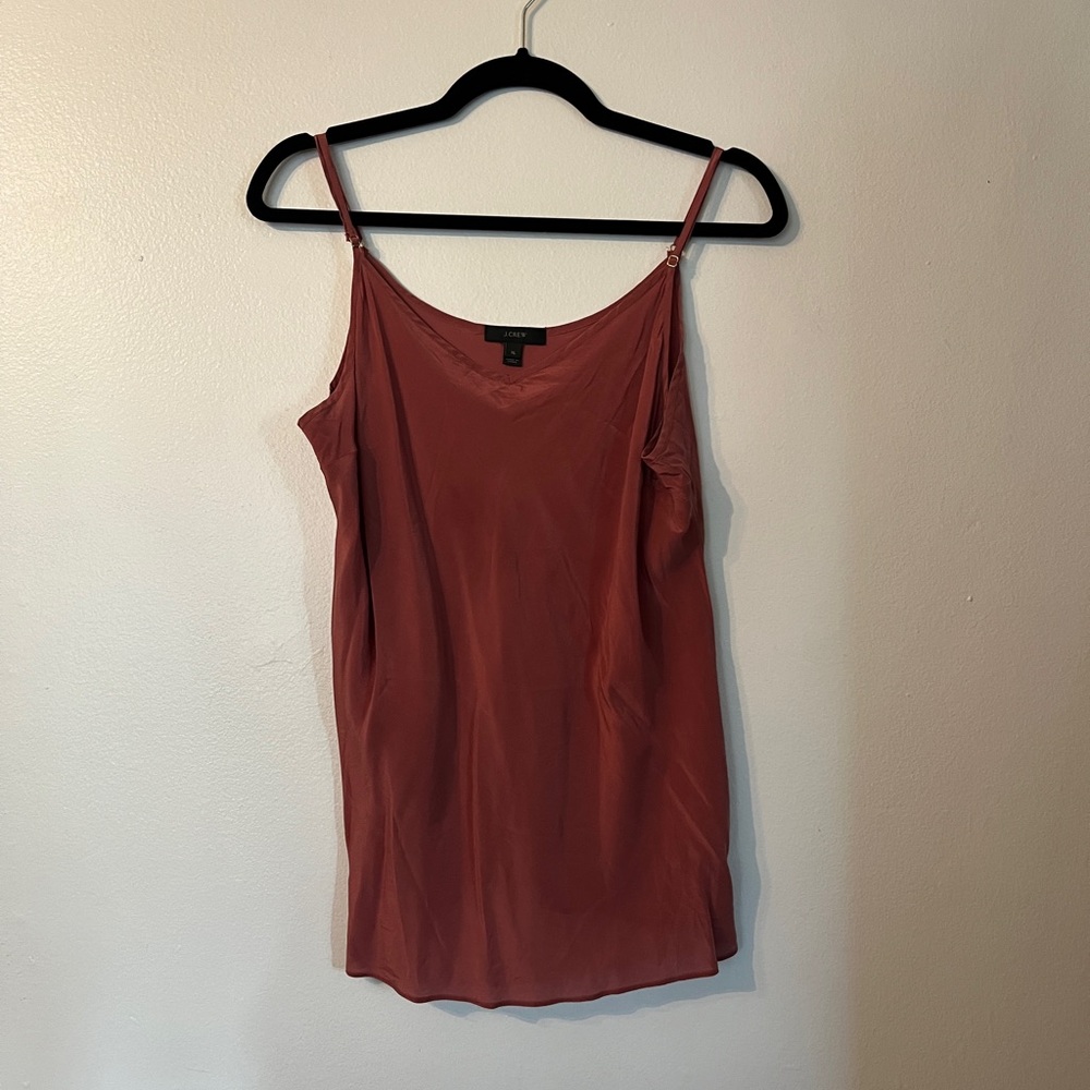 J.CREW SILK TANK TOP CAMISOLE BLOUSE